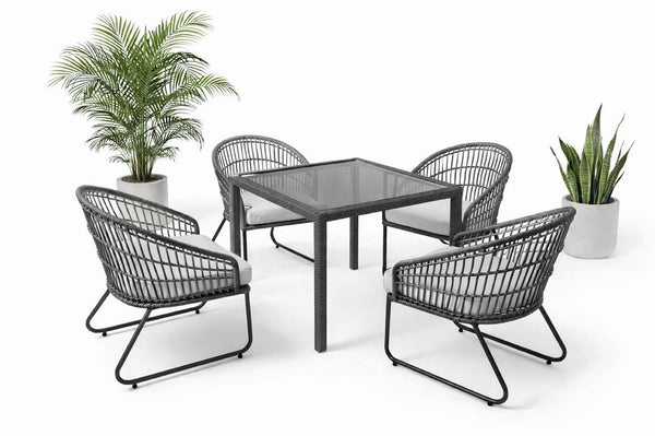Anita 4-Seater Dining Set
